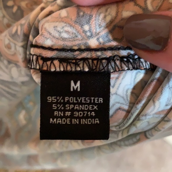 🤎🤍💙 Mandala Boho Midi Dress 🤎🤍💙 - Picture 5 of 6